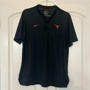 Men’s Nike Dri-fit University of Texas Longhorns coaches polo